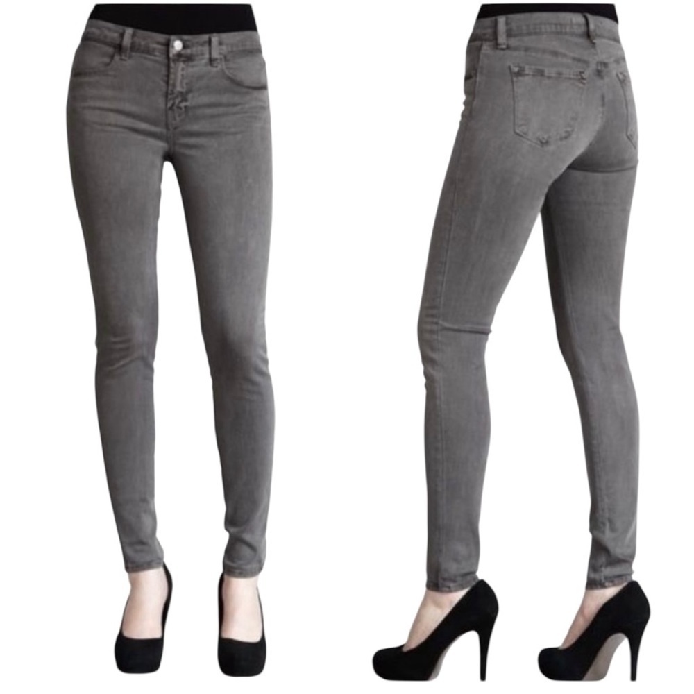 J Brand Antique Gray Pencil Leg Jeans Size 28